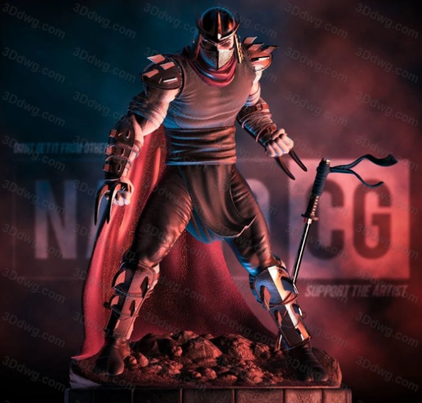 Nacho CG 忍者神龟 斯莱德-P站图纸收藏馆