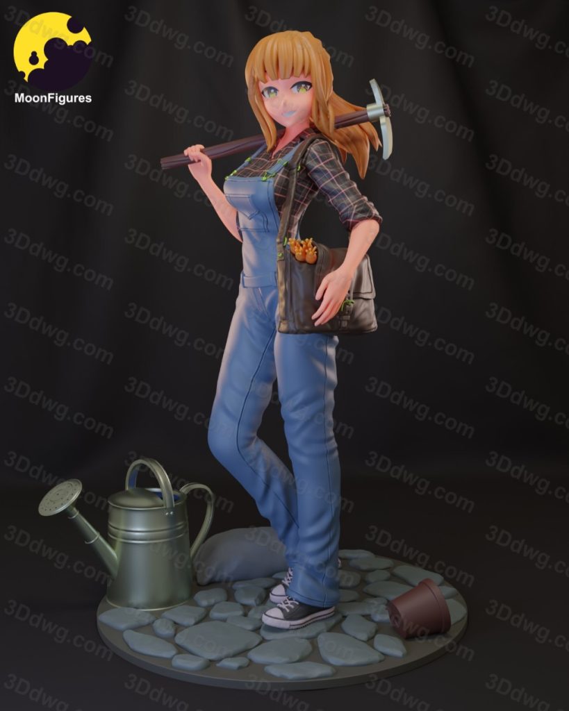 Moon Figures 园丁女孩-P站图纸收藏馆