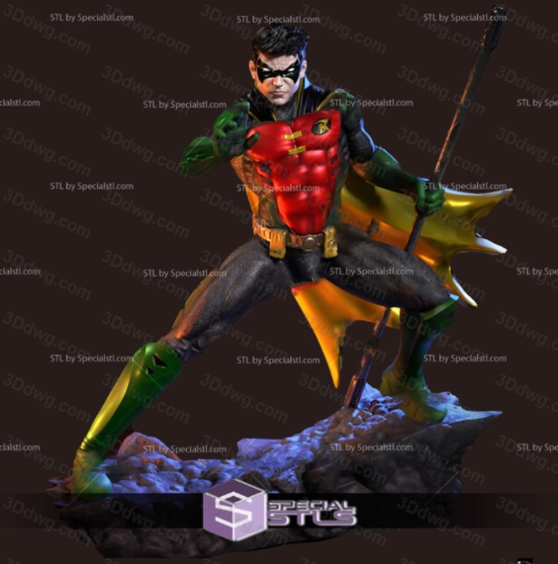 Nacho CG DC漫画 红罗宾 提姆·德雷克-P站图纸收藏馆