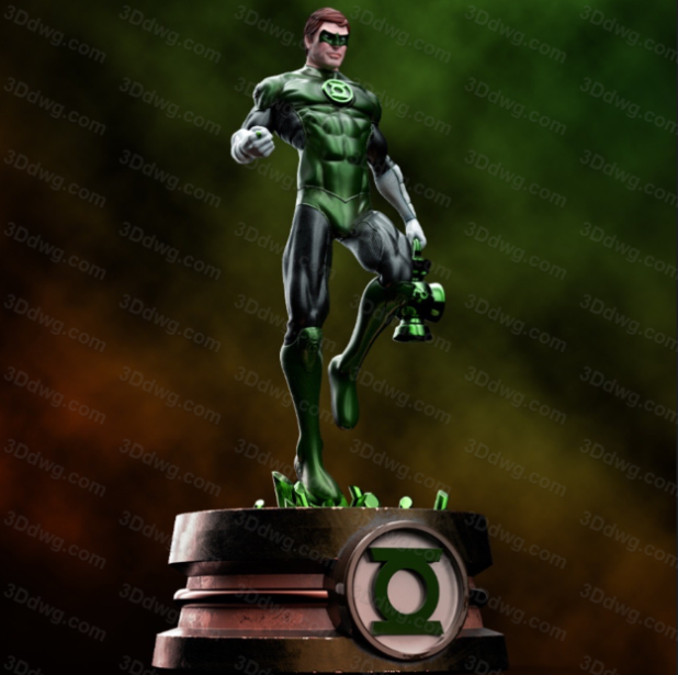 Nacho CG DC漫画 绿灯侠 哈尔·乔丹-P站图纸收藏馆