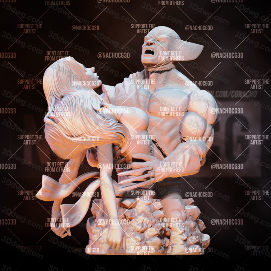 Nacho CG 漫威 金刚狼 凤凰女之死-P站图纸收藏馆