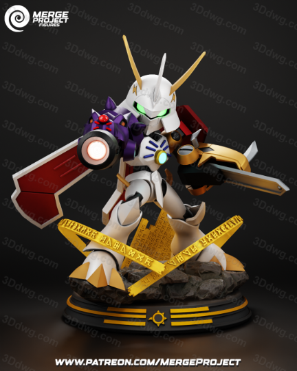 MPF 数码暴龙 奥米加兽-P站图纸收藏馆