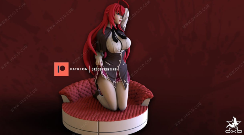 OXO3D 恶魔高校D×D 莉雅丝·吉蒙里-P站图纸收藏馆