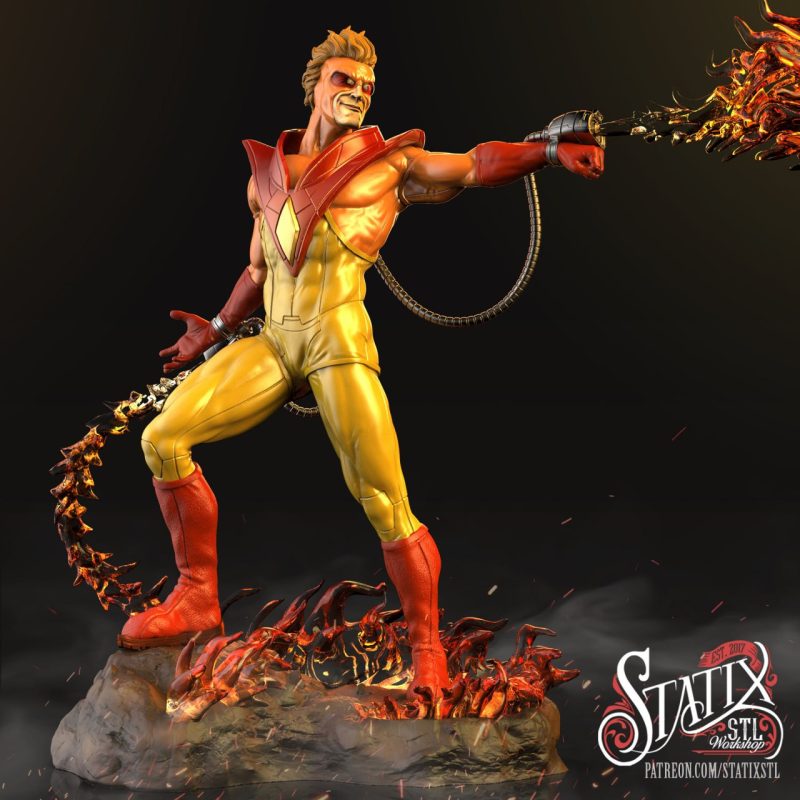 STATIX 漫威 火狂-P站图纸收藏馆