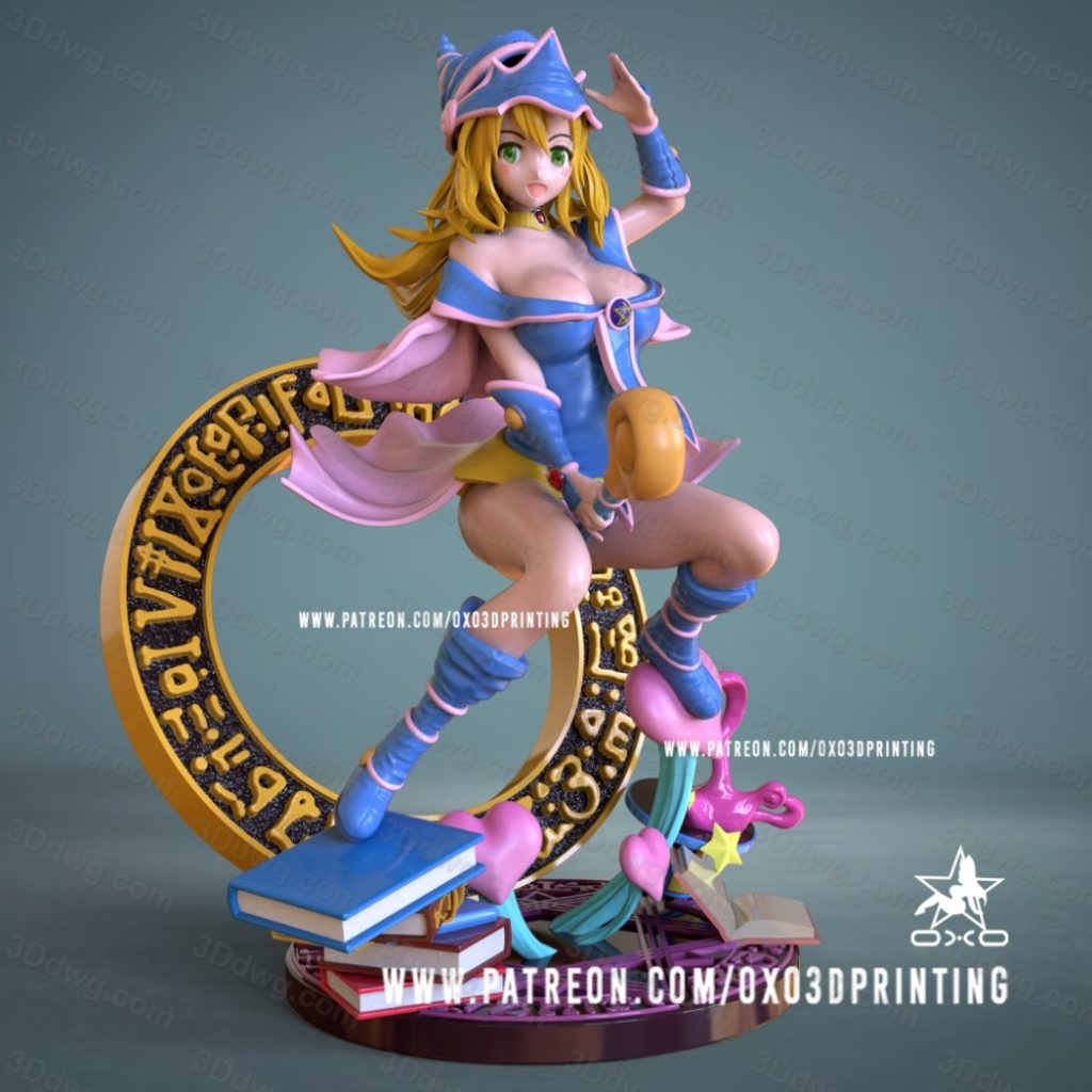 OXO3D 黑魔导女孩 玛娜-P站图纸收藏馆