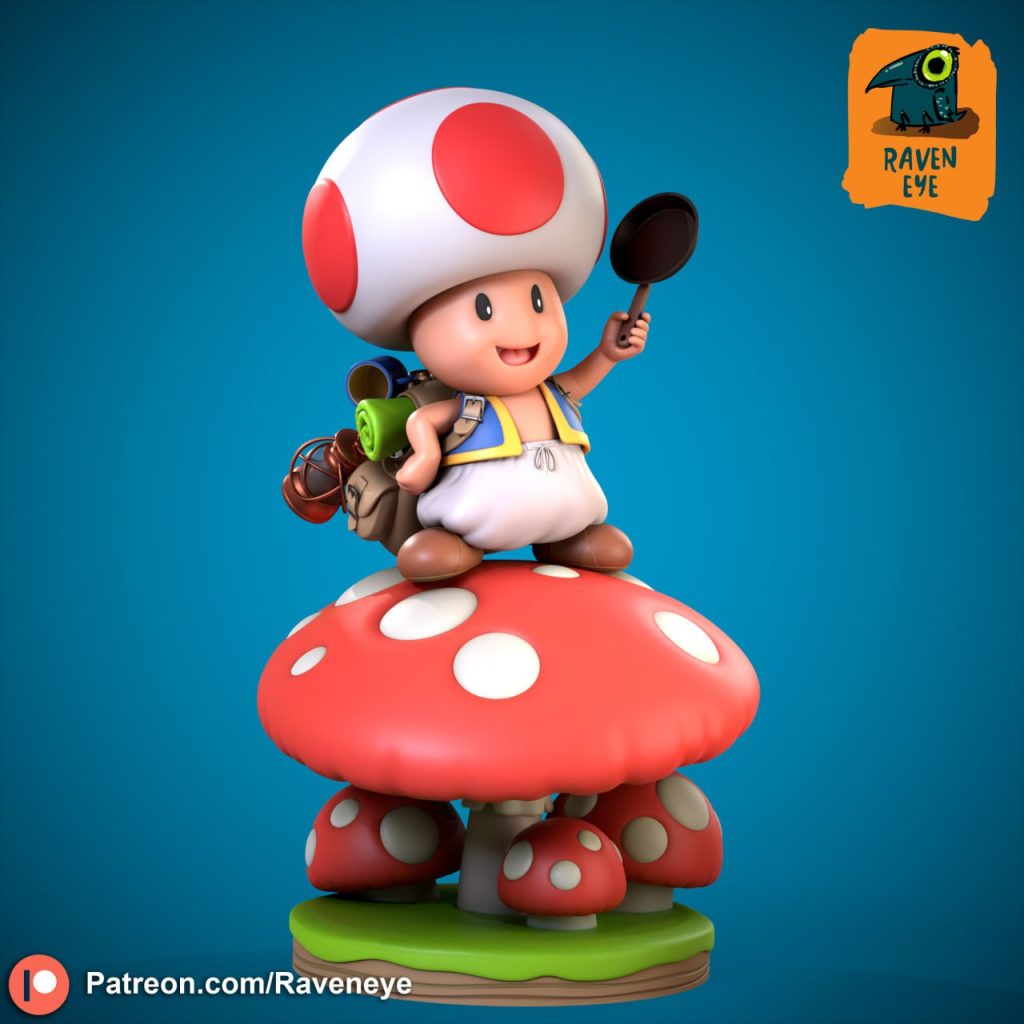 Raven Eye 超级马里奥 奇诺比奥-P站图纸收藏馆
