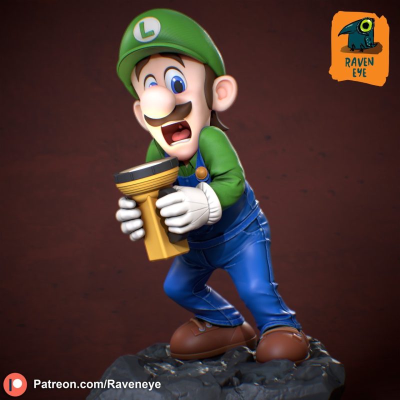 Raven Eye 超级马里奥 路易吉-P站图纸收藏馆