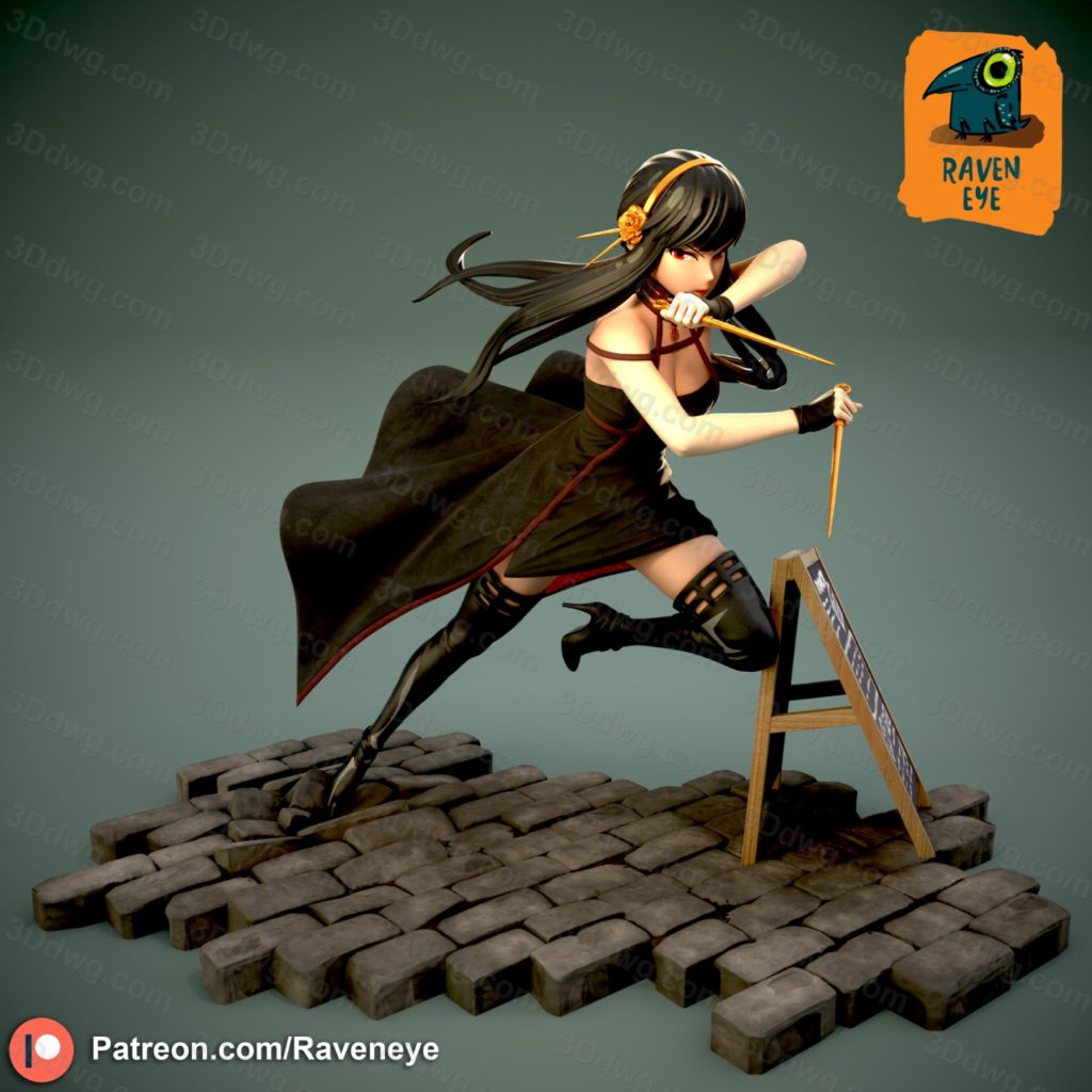 Raven Eye 间谍过家家 约尔·福杰-P站图纸收藏馆