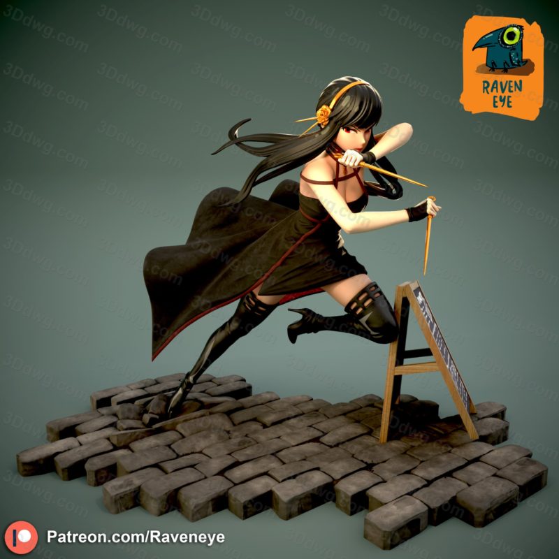 Raven Eye 间谍过家家 约尔·福杰-P站图纸收藏馆