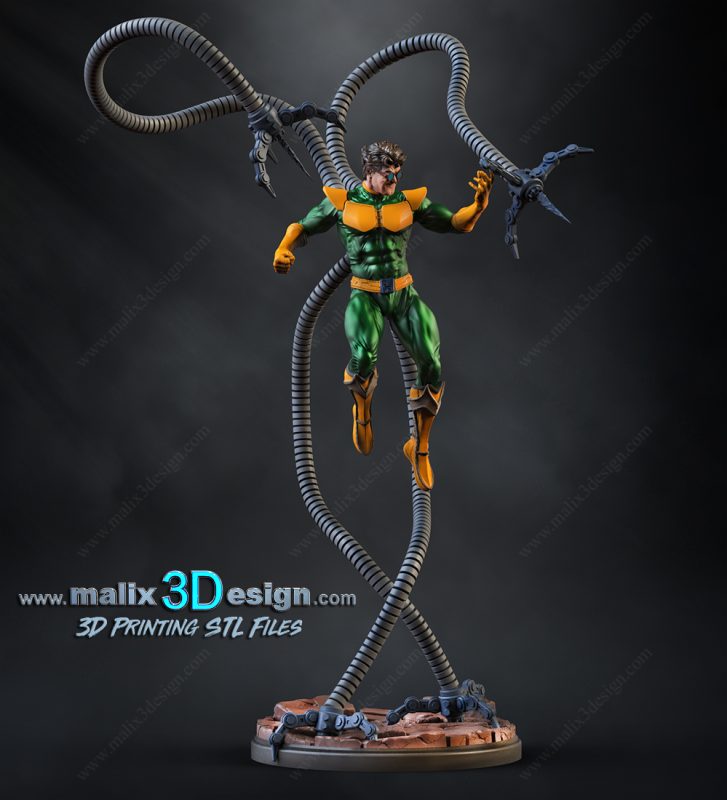 Sanix3d 漫威 章鱼博士-P站图纸收藏馆