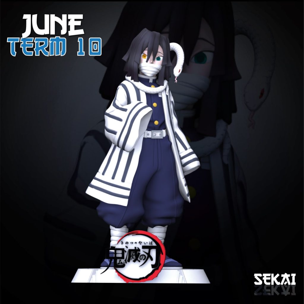 Sekai 鬼灭之刃 伊黑小芭内-P站图纸收藏馆