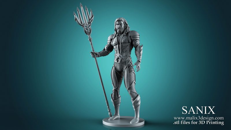 Sanix3d DC漫画 海王-P站图纸收藏馆