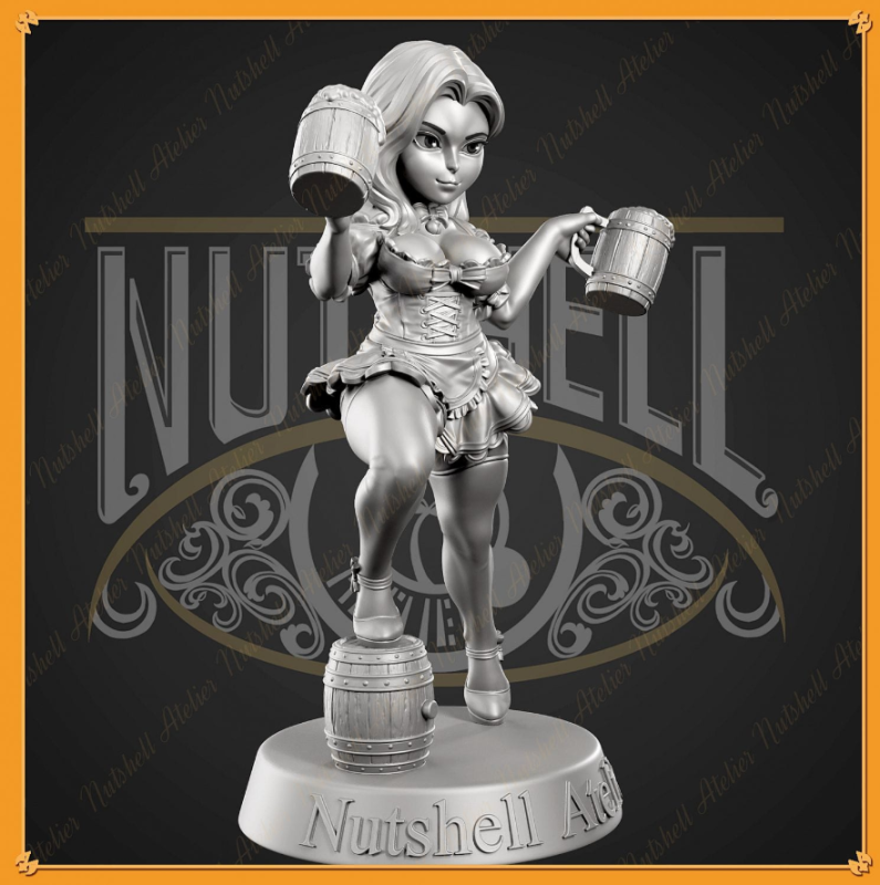 Nutshell Atelier 酒吧女招待-P站图纸收藏馆