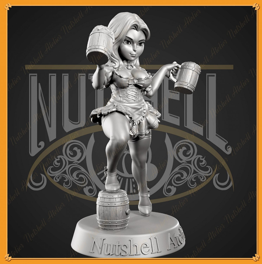 Nutshell Atelier 酒吧女招待-P站图纸收藏馆