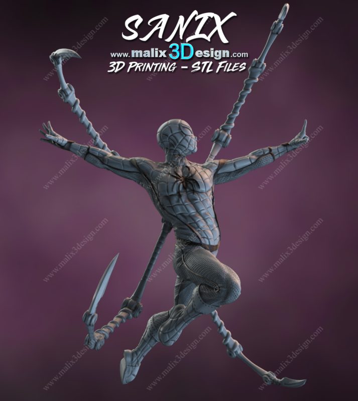 Sanix3d 漫威 蜘蛛侠-P站图纸收藏馆