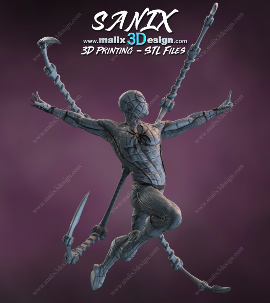 Sanix3d 漫威 蜘蛛侠-P站图纸收藏馆
