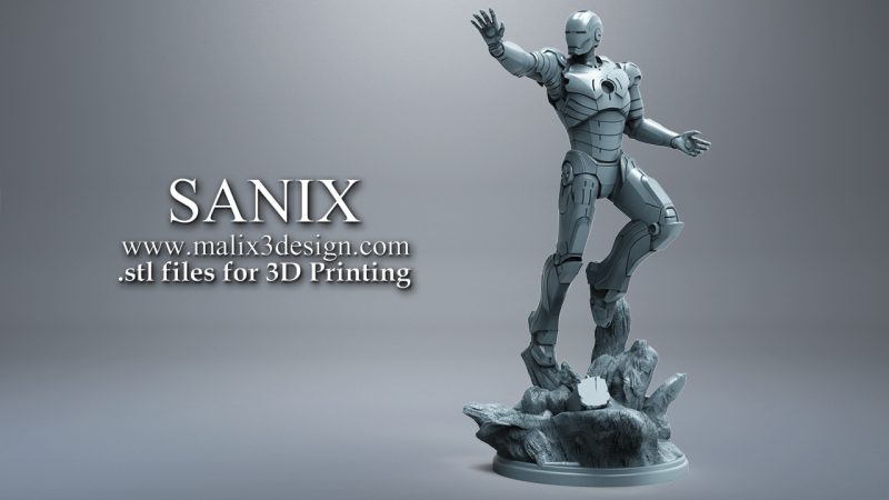 Sanix3d 漫威 钢铁侠-P站图纸收藏馆