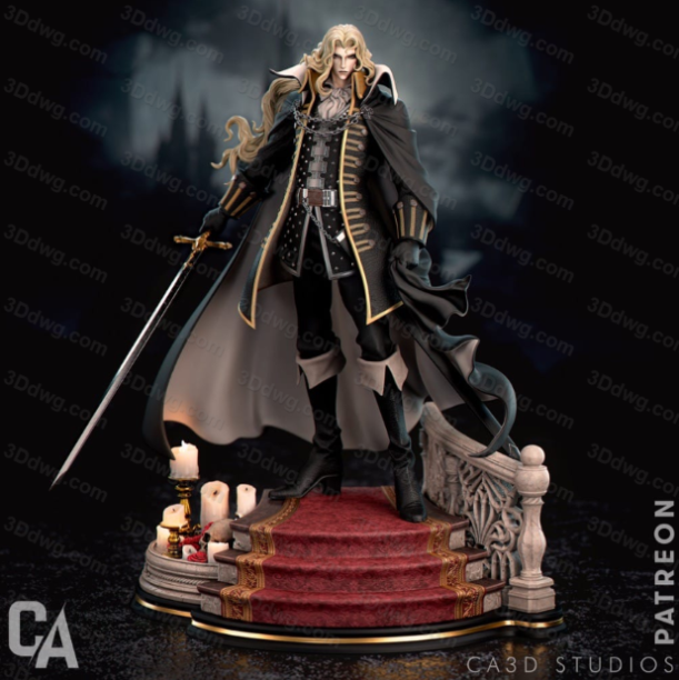 CA3D 恶魔城 阿鲁卡多-P站图纸收藏馆