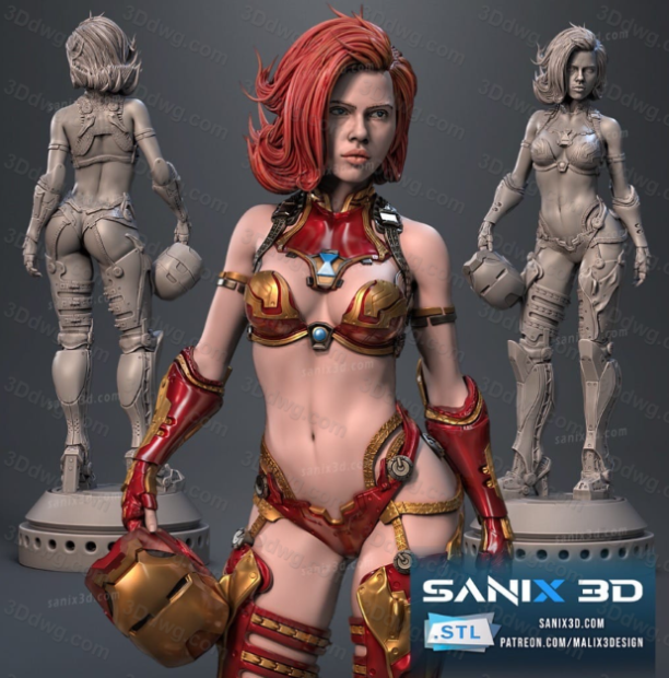 Sanix3d 铁寡妇-P站图纸收藏馆