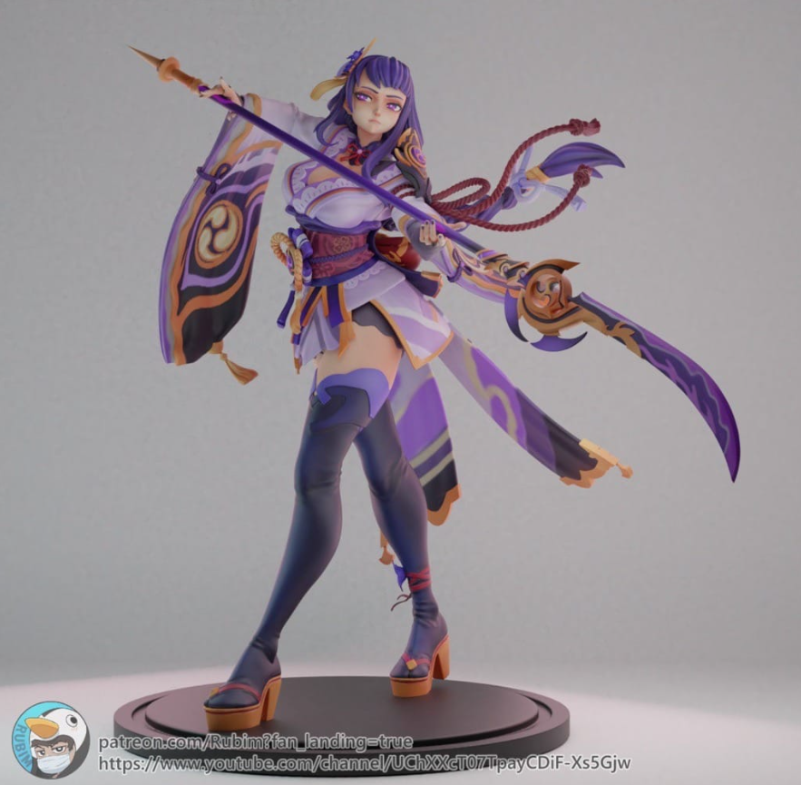 Rubim 原神 雷电将军-P站图纸收藏馆