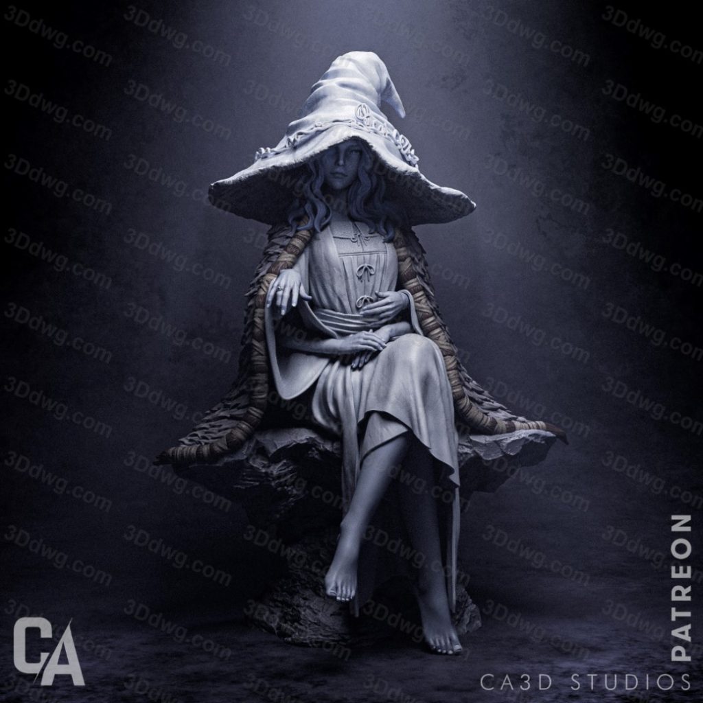 图片[1]-CA3D 艾尔登法环 菈妮-P站图纸收藏馆