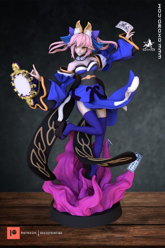 OXO3D 命运冠位指定 玉藻前-P站图纸收藏馆