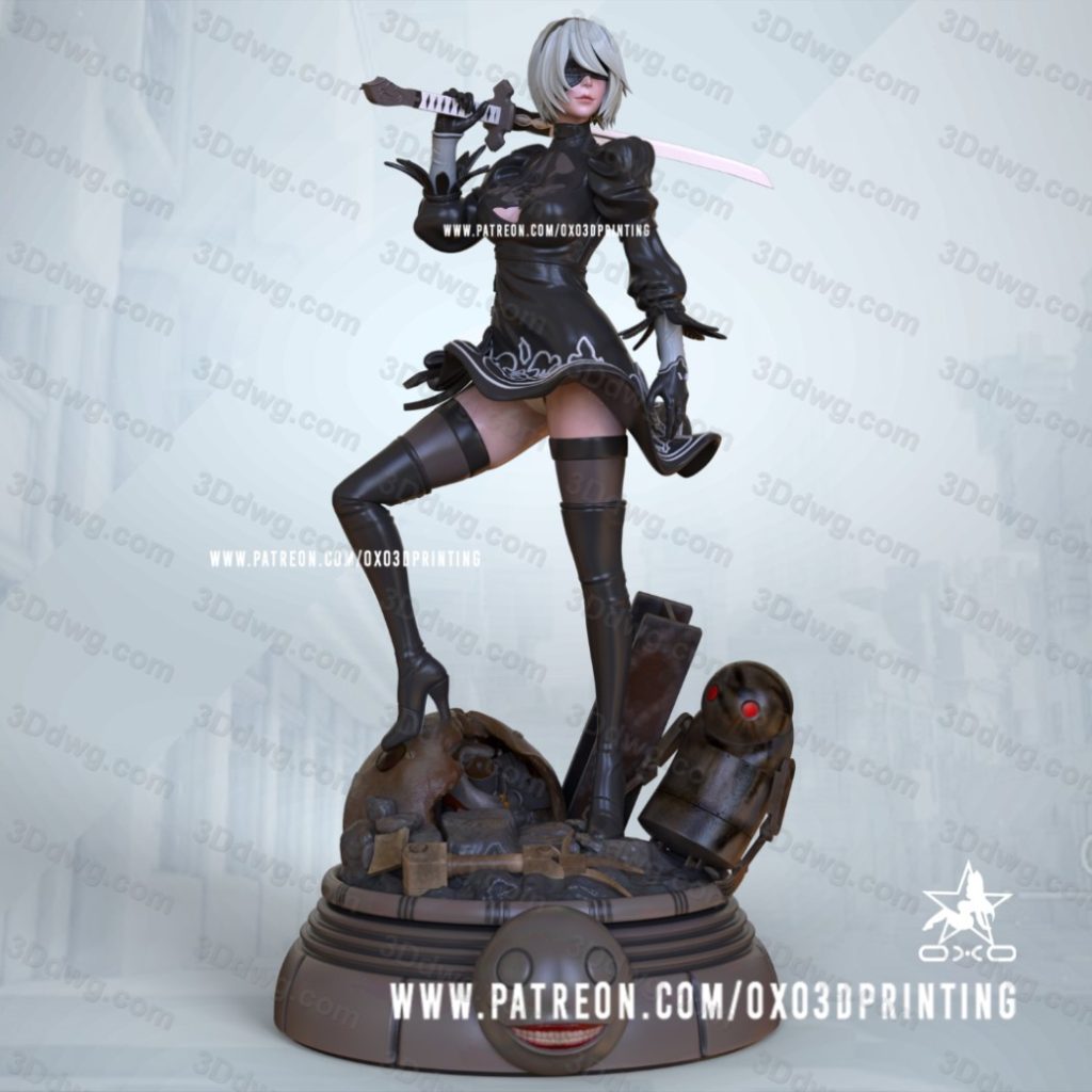 OXO3D 机械纪元 尼尔-P站图纸收藏馆