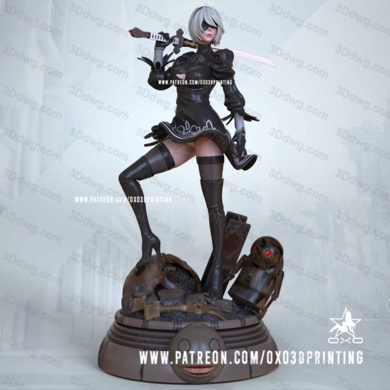 OXO3D 机械纪元 尼尔-P站图纸收藏馆