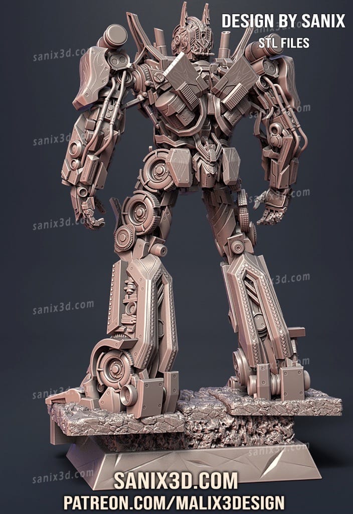 图片[2]-Sanix3d 变形金刚 擎天柱-P站图纸收藏馆