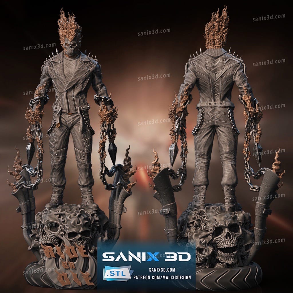 图片[2]-Sanix3d 漫威 恶灵骑士-P站图纸收藏馆