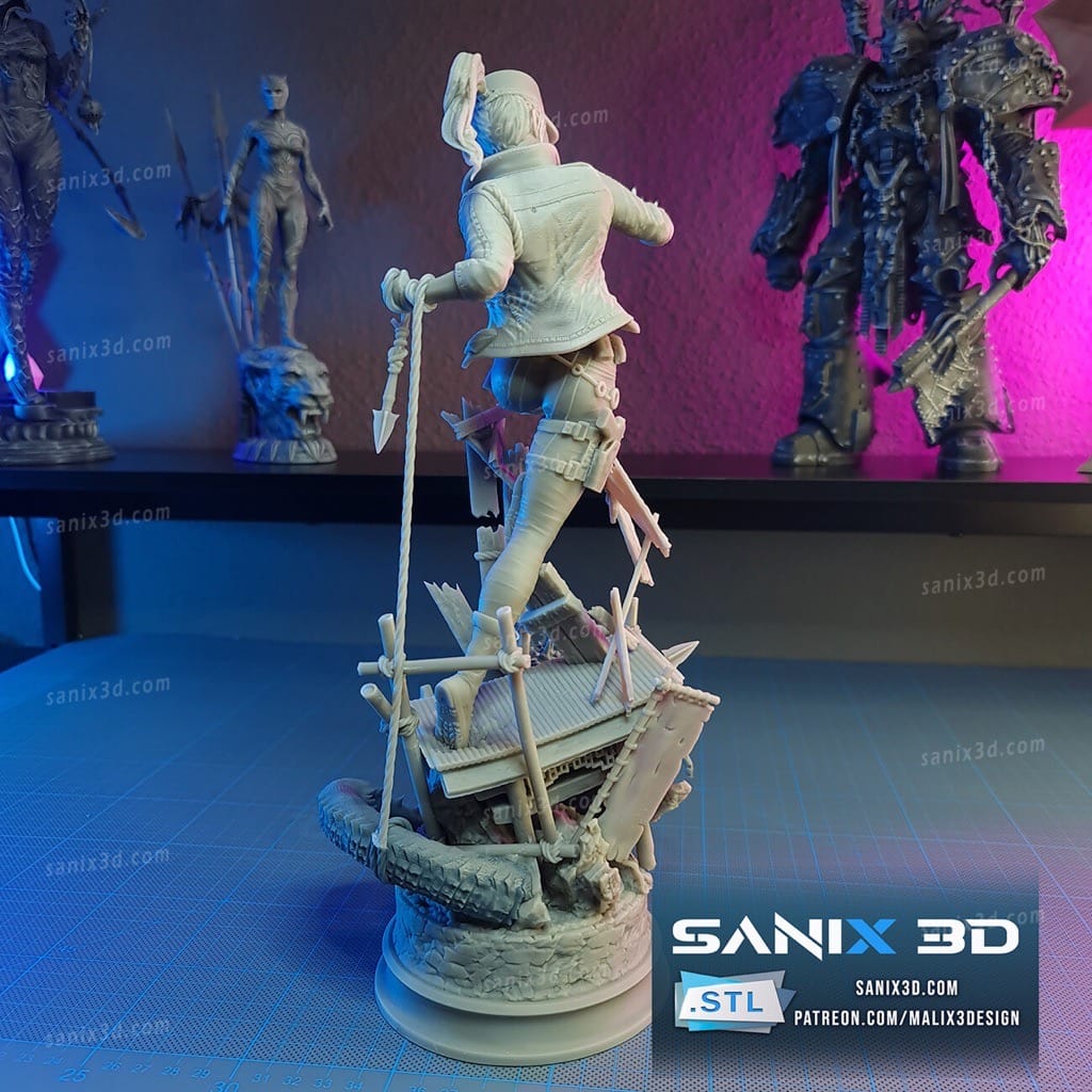 图片[3]-Sanix3d 真人快打 刀锋索尼娅-P站图纸收藏馆