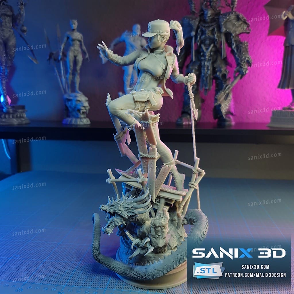 图片[2]-Sanix3d 真人快打 刀锋索尼娅-P站图纸收藏馆