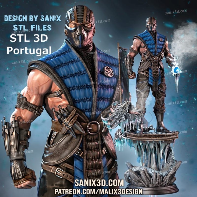 Sanix3d 真人快打 绝对零度-P站图纸收藏馆