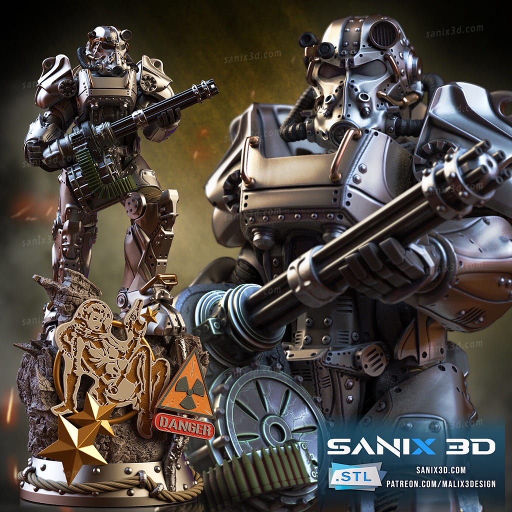 Sanix3d 辐射 T60动力机甲-P站图纸收藏馆