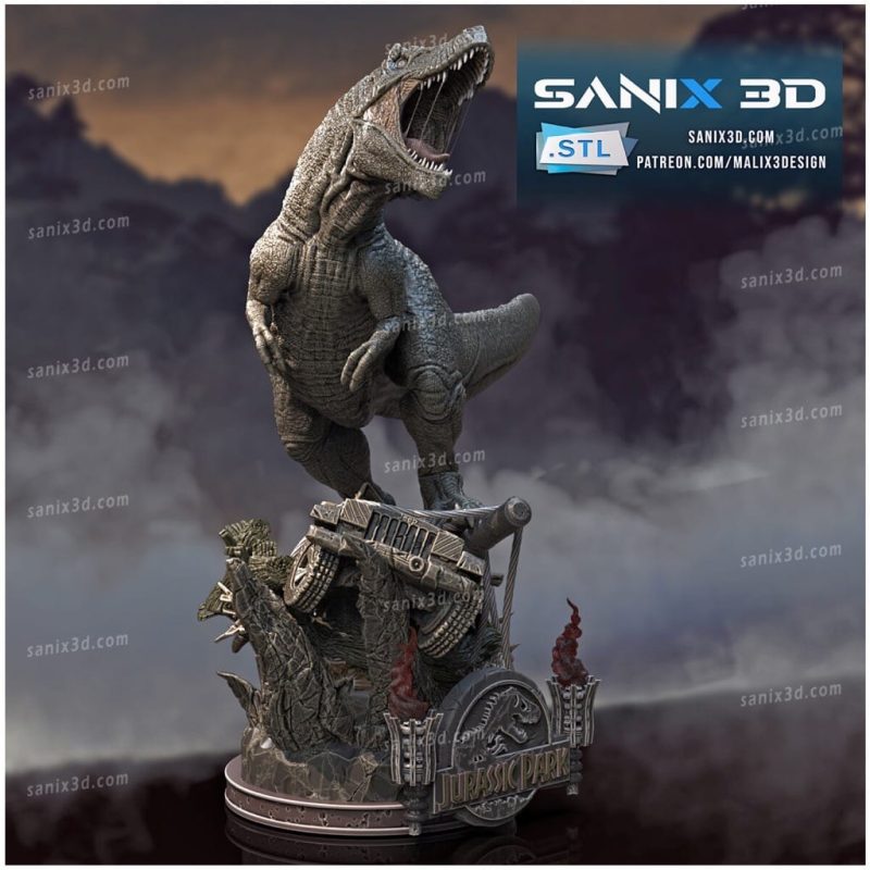 Sanix3d 侏罗纪公园-P站图纸收藏馆