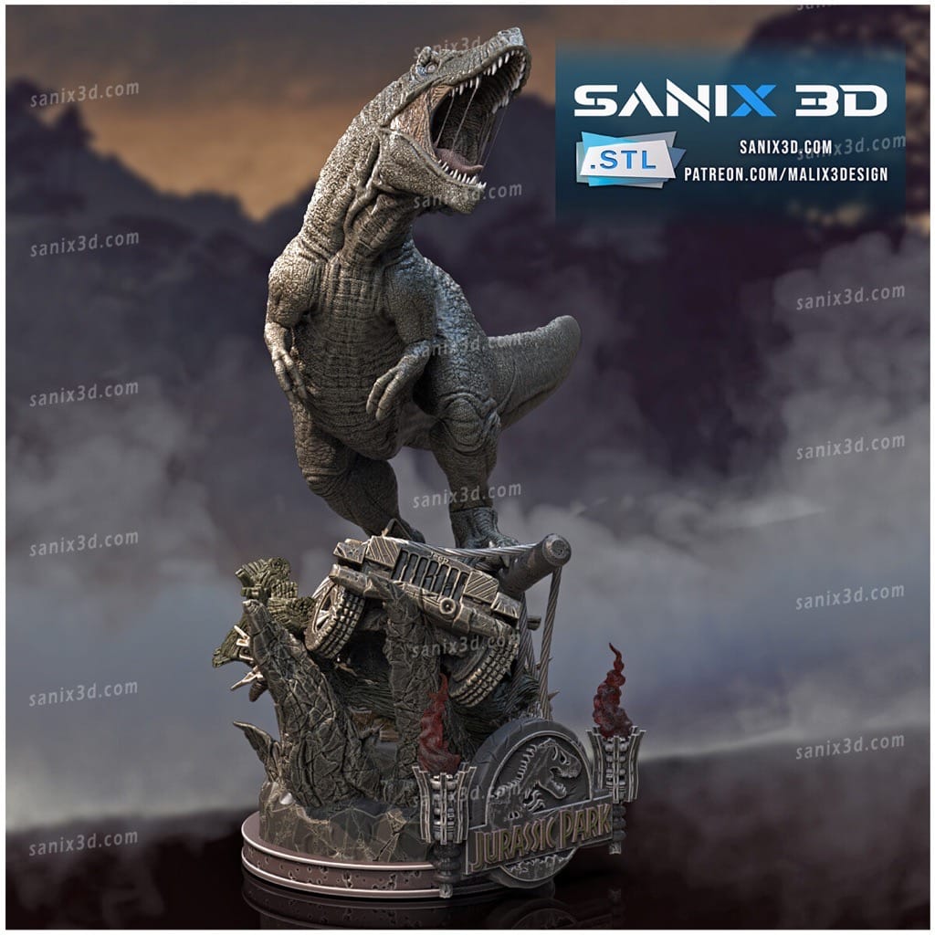 Sanix3d 侏罗纪公园-P站图纸收藏馆