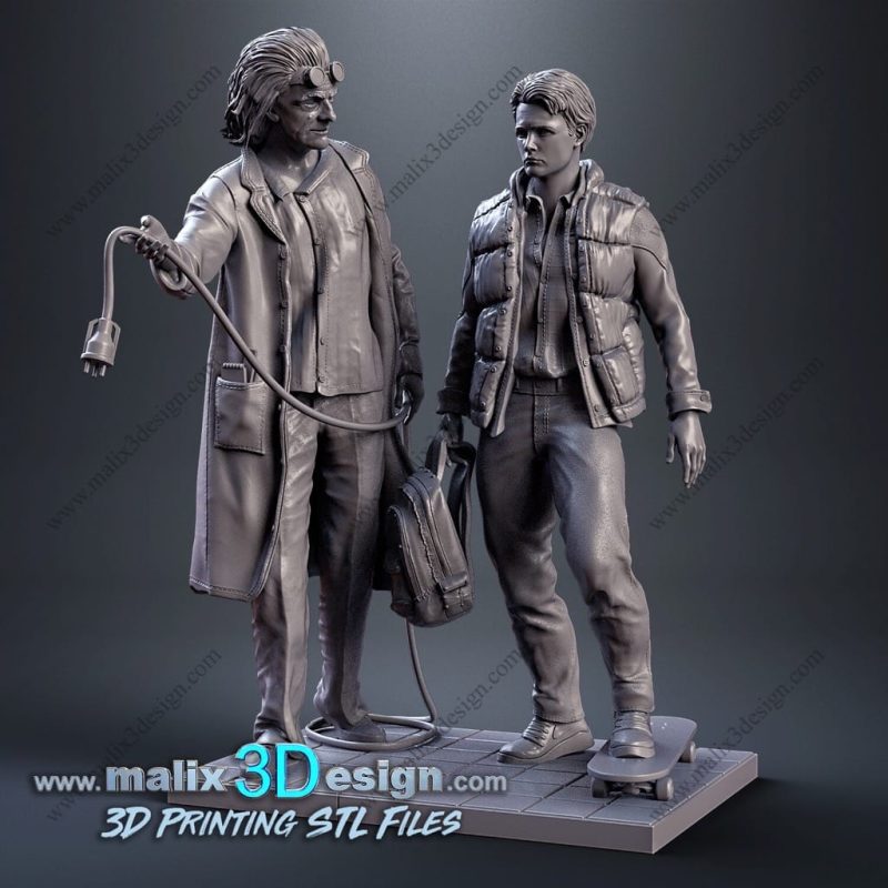 Sanix3d 回到未来-P站图纸收藏馆