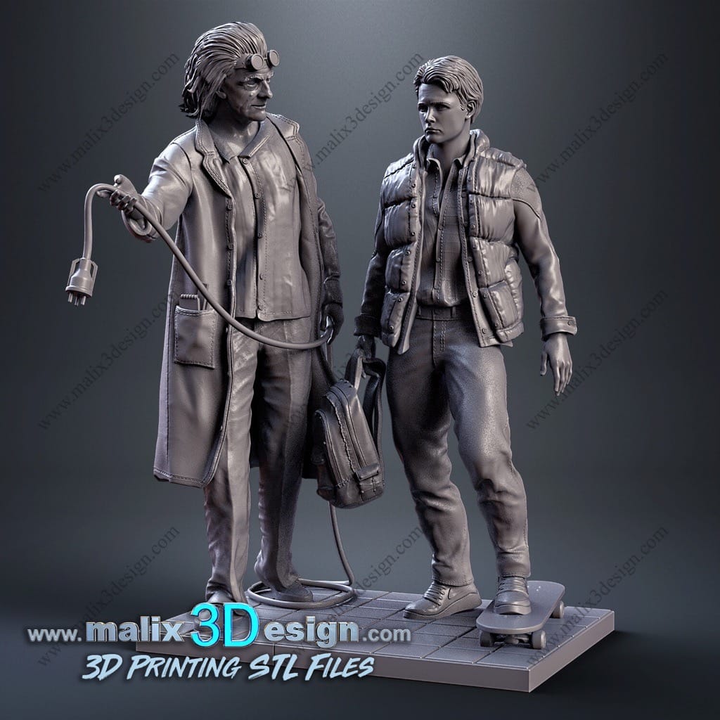 Sanix3d 回到未来-P站图纸收藏馆