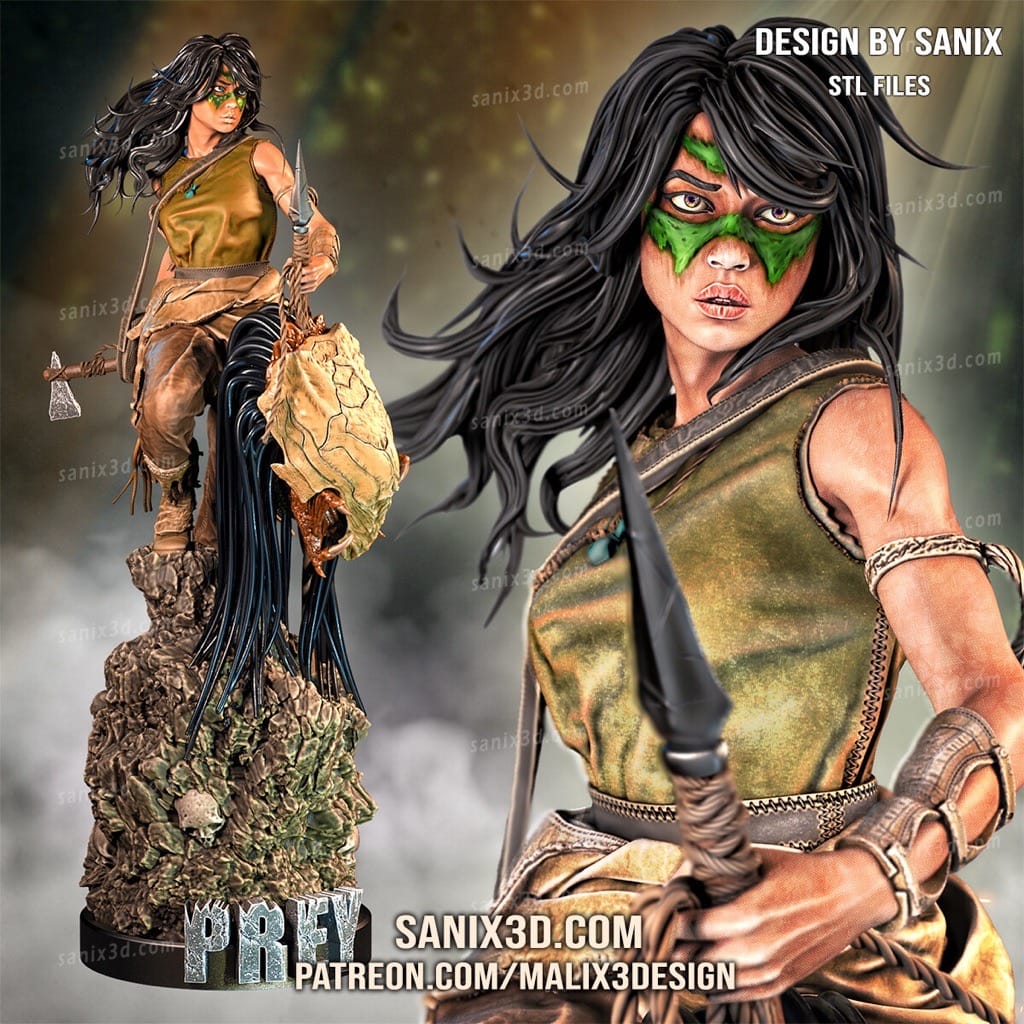 Sanix3d 铁血战士 猎物-P站图纸收藏馆