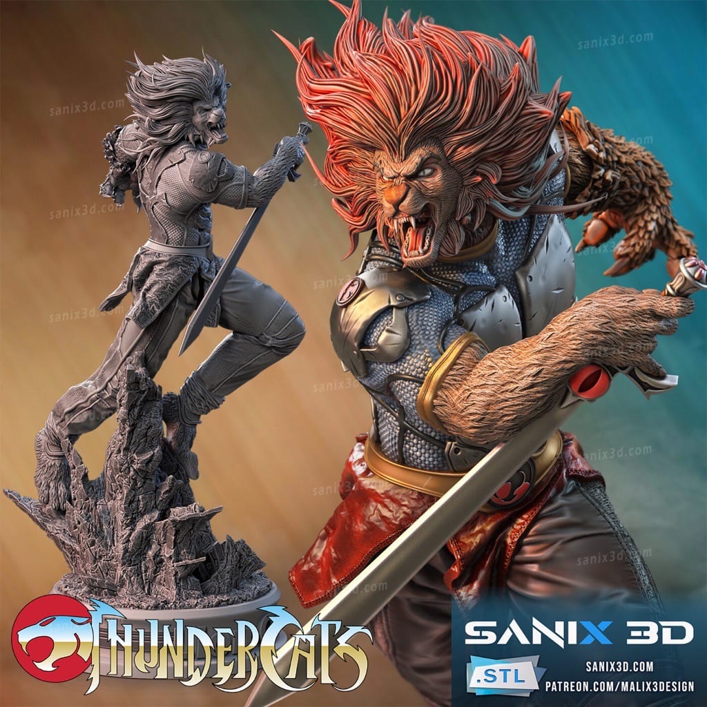 Sanix3d 霹雳猫 狮猫-P站图纸收藏馆