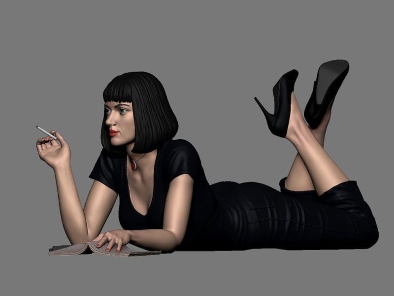 Stepanov 低俗小说 中米娅·华莱士-P站图纸收藏馆