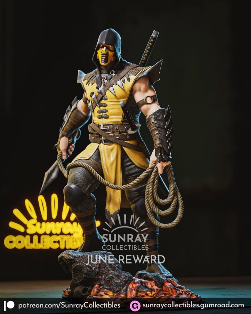 Sunray Collectibles 真人快打 蝎子-P站图纸收藏馆