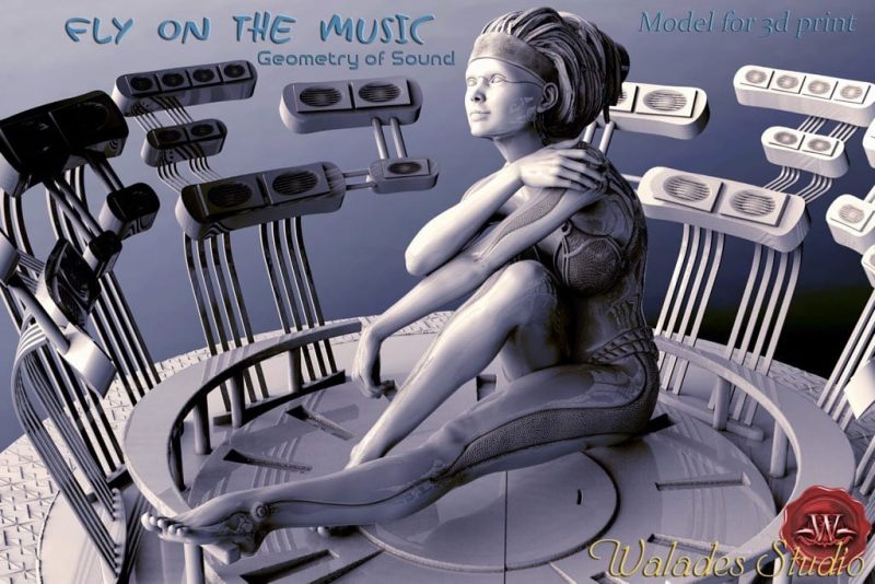 Walades 在音乐上飞翔-P站图纸收藏馆