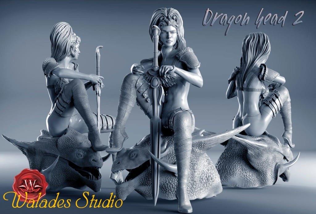 Walades 屠龙女战士-P站图纸收藏馆