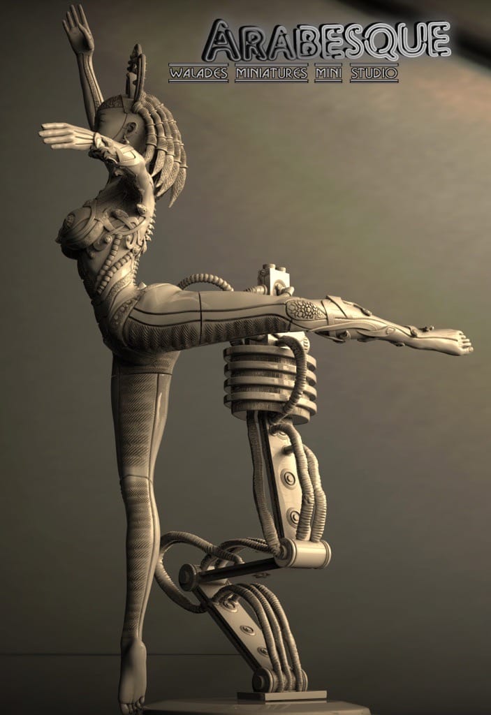 Walades 满身阿拉伯花纹的舞者-P站图纸收藏馆