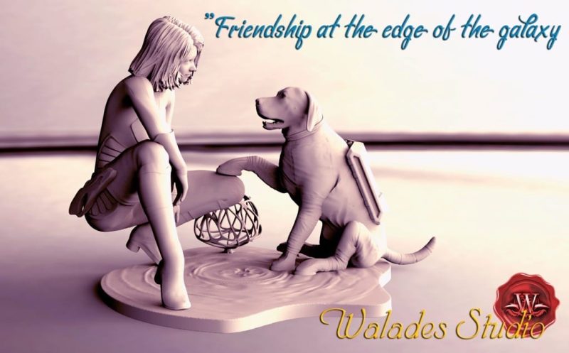 Walades 女士和她忠诚的伴侣-P站图纸收藏馆