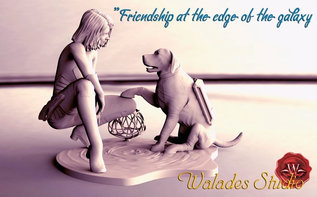 Walades 女士和她忠诚的伴侣-P站图纸收藏馆