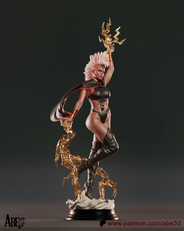 ABE3D 漫威 暴风女 奥萝洛·门罗-P站图纸收藏馆