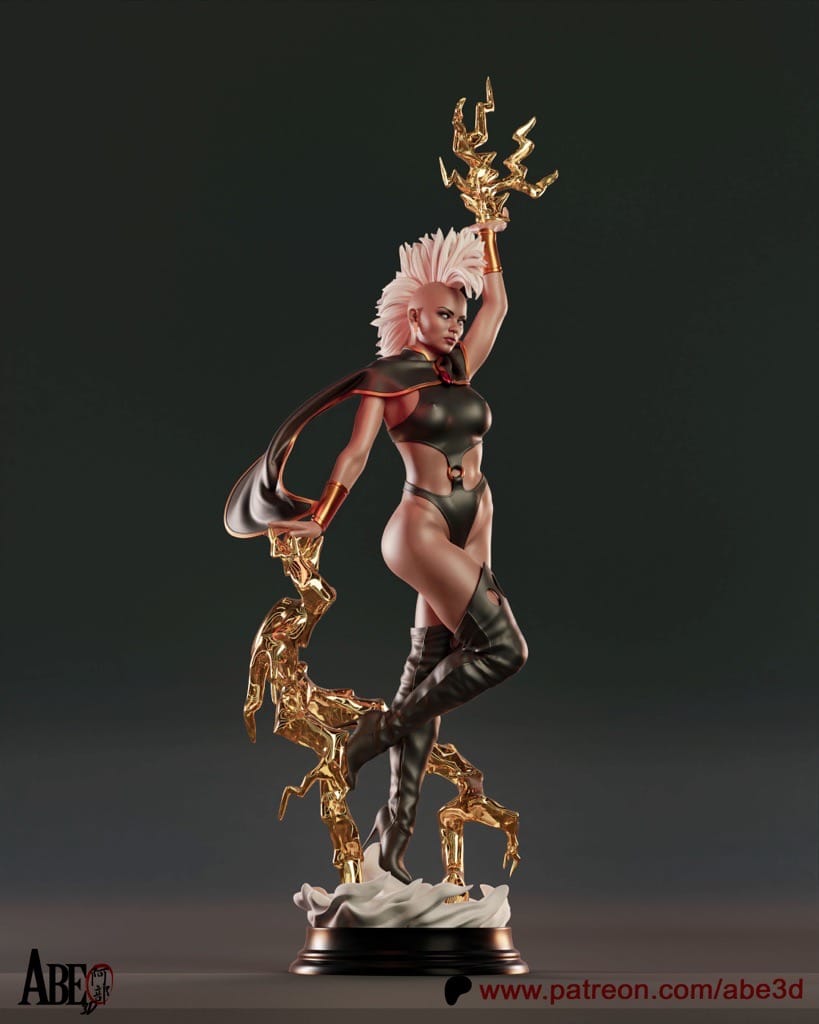 ABE3D 漫威 暴风女 奥萝洛·门罗-P站图纸收藏馆