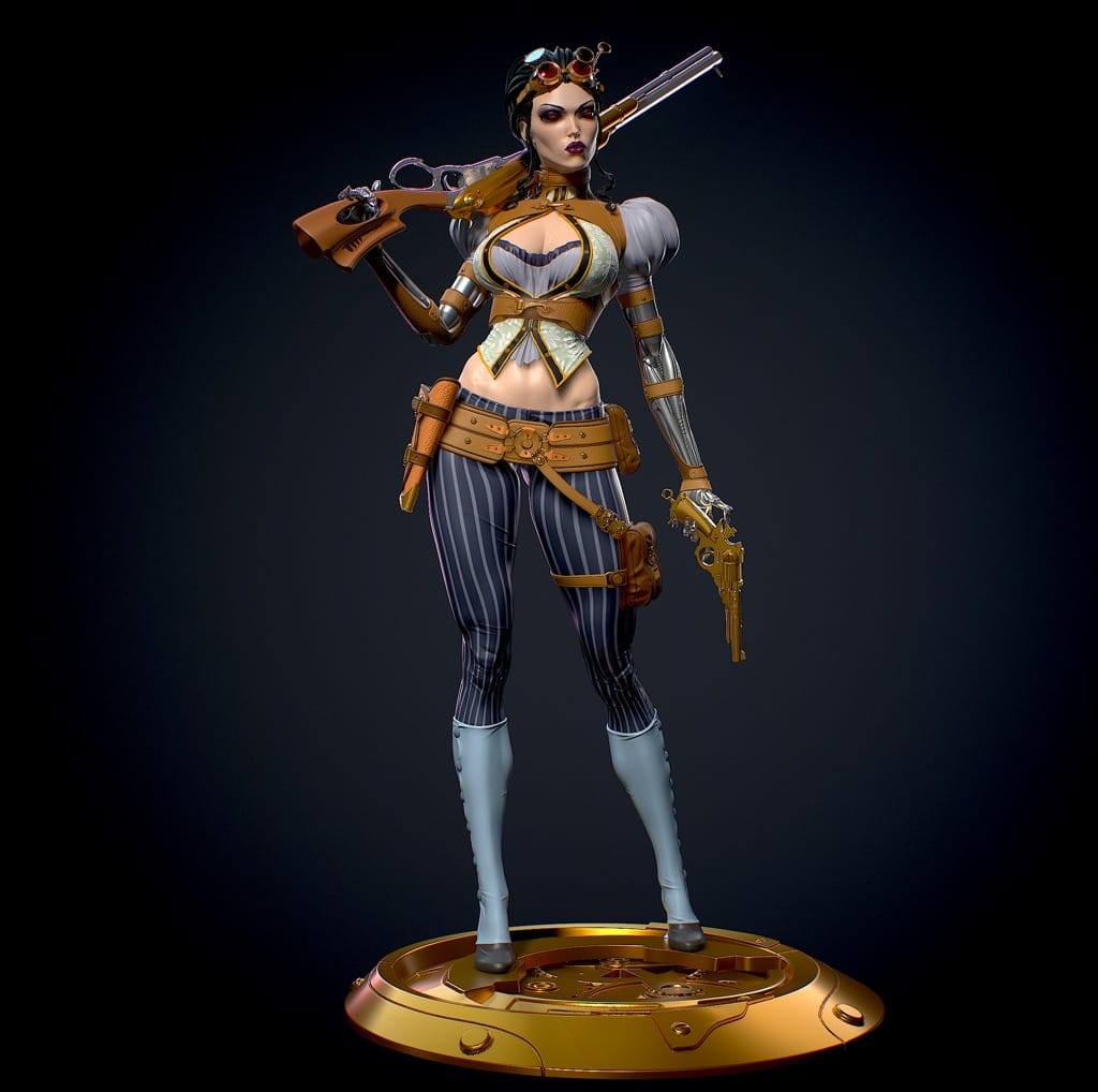 Yan H 机械女郎-P站图纸收藏馆